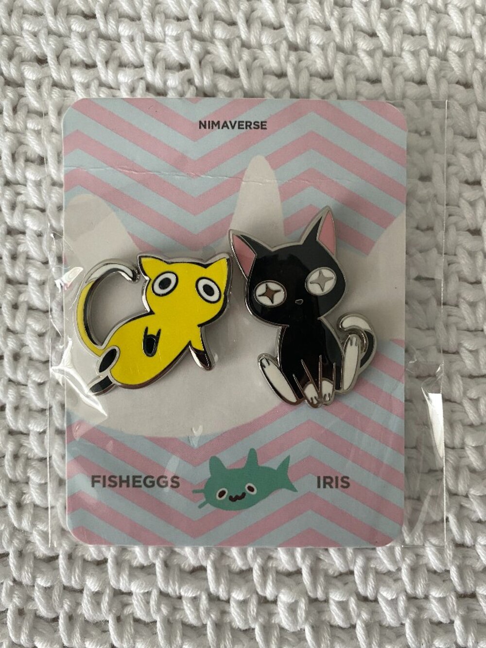 RossDraws (Ross Tran) Nimaverse "Fisheggs & Iris" Enamel Pins